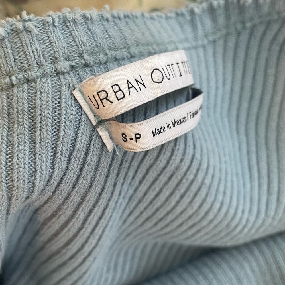 Urban Outfitters Blue One Shoulder Crop Top Size Small - Picture 4 of 4